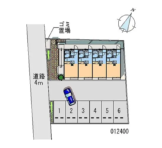 ★手数料０円★上尾市西宮下３丁目　月極駐車場（LP）